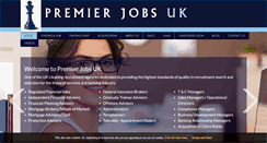 Desktop Screenshot of premierjobsuk.com